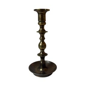 VTG Brass Beehive Candlestick Candle Holder Home Decor